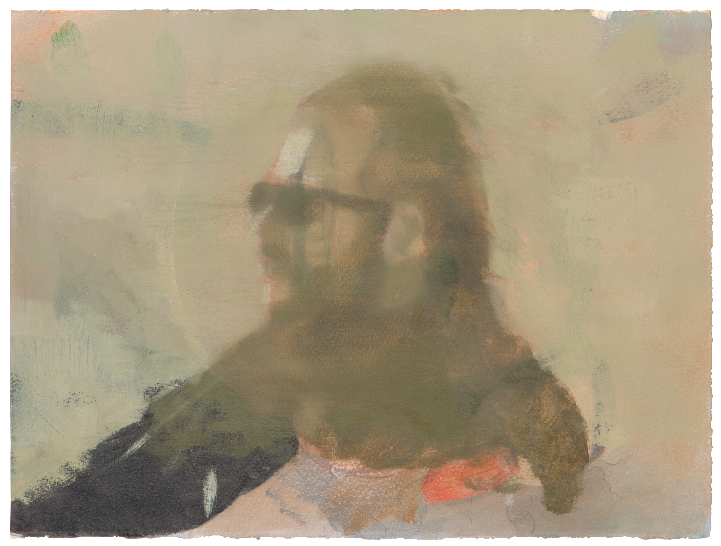 RIDER - 2010 - SIZE: ?? X ?? INCHES - OIL ON PAPER