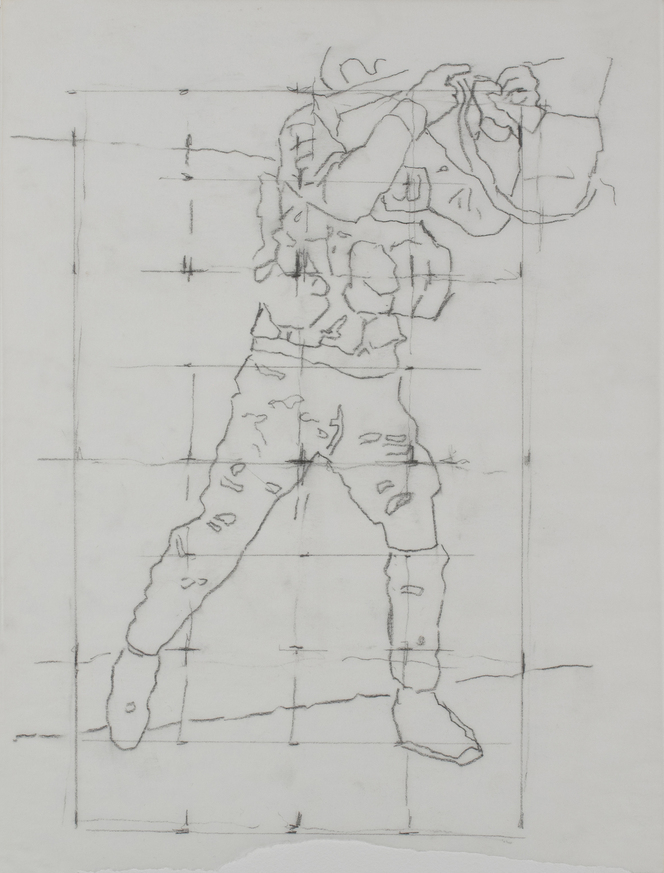 2022 - SIZE: 9 X 12 INCHES - PENCIL ON TRACING PAPER