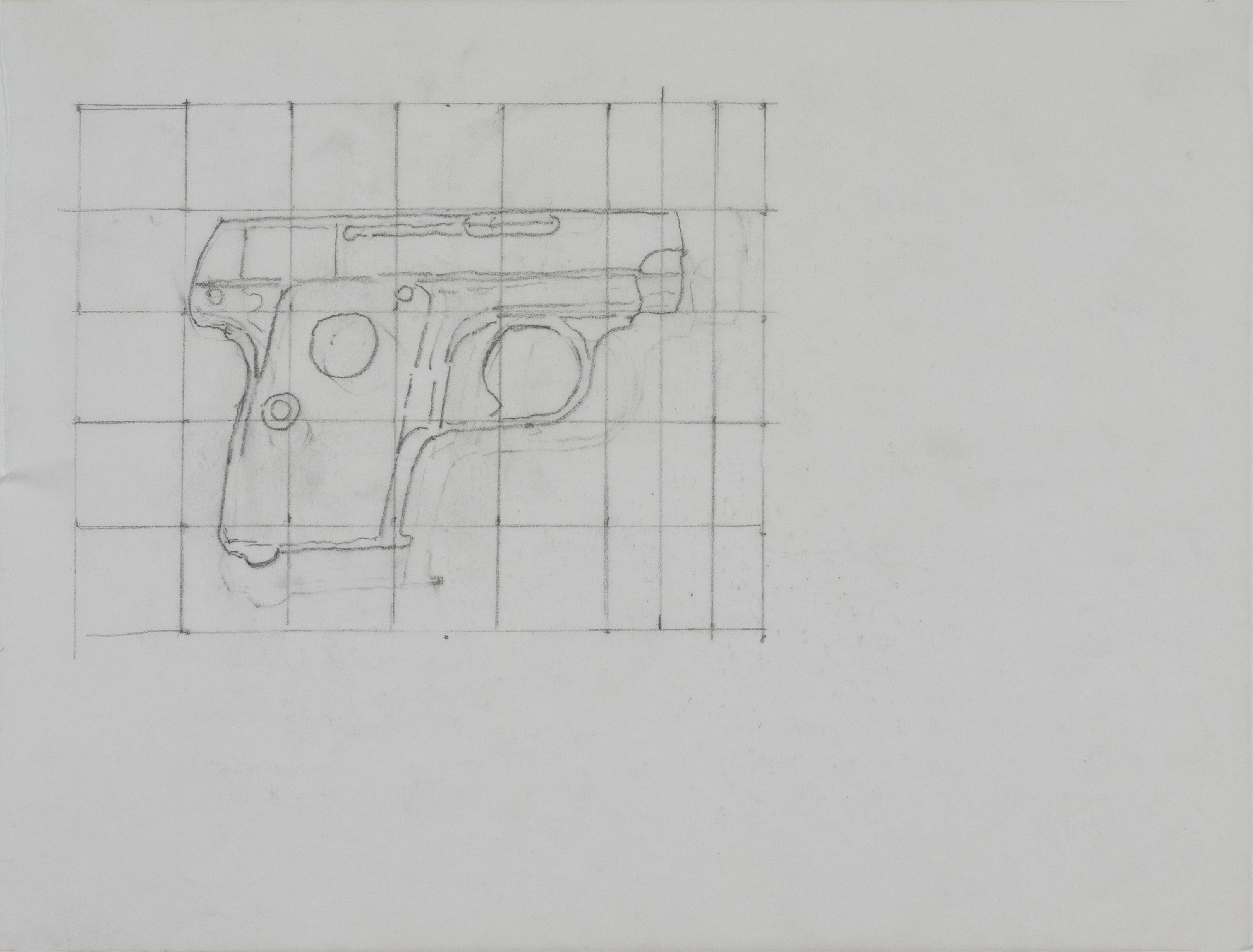 2022 - SIZE: 12 X 9 INCHES - PENCIL ON TRACING PAPER
